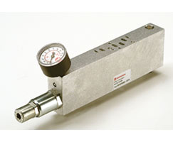 VS18 tekli basınç regülatör plakası, port 1